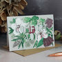 Papercut 'Comfort Joy' Watercolour Christmas Card, thumbnail 1 of 5
