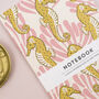 Seahorse Pattern Paperback Swiss Bound Notebook, thumbnail 3 of 8
