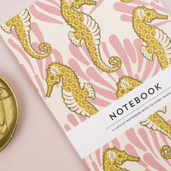 Seahorse Pattern Paperback Swiss Bound Notebook, 3 of 8