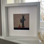 Cactus Framed Knitted Art, thumbnail 5 of 9