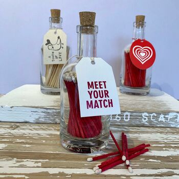 'Love' Matches In A Glass Jar, 5 of 6