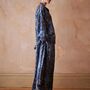 Nocturnal Garden Kimono Midnight Blue, thumbnail 3 of 6