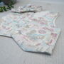 Newborn Waistcoat And Bow Tie Set Beach Print, thumbnail 3 of 3