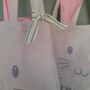 Large Personalised Easter Bunny Bag, thumbnail 8 of 8