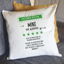 Personalised Cushion Gift For Men, thumbnail 9 of 10