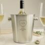 Personalised Botanical Heart Stainless Steel Ice Bucket, thumbnail 3 of 4