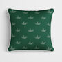 Personalised Green Holly Christmas Cushion, thumbnail 3 of 7