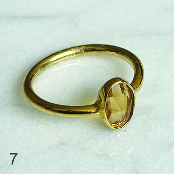 Tara One Stone Ring, 7 of 11