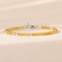 Skinny Citrine Bracelet, thumbnail 7 of 9