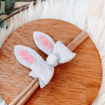 Handmade Bunny Bows | New Baby Gift | Easter Gift, 2 of 7