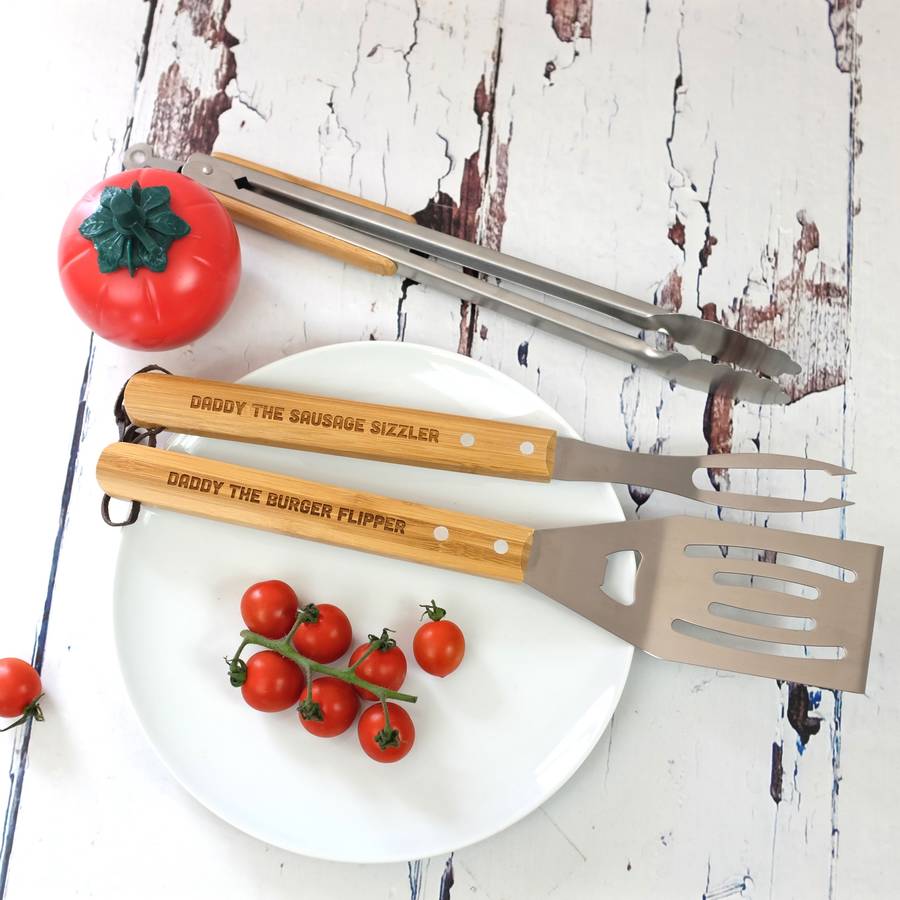 personalised barbecue tools by auntie mims | notonthehighstreet.com