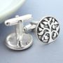 Silver Tree Of Life Cufflinks, thumbnail 3 of 5