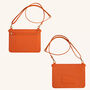 Sustainable Canvas And Leather Tote Bag With Clutch, thumbnail 9 of 11