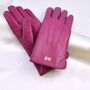 Personalised Monogrammed Leather Gloves, thumbnail 5 of 8