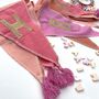 Pink 'Happy Birthday' Fabric Bunting, thumbnail 2 of 4