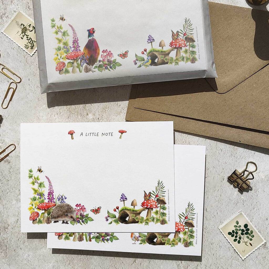 Woodland Animals Notelets Gift Set, 1 of 10