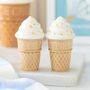 Ice Cream Cone Salt And Pepper Shakers, thumbnail 1 of 2