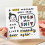 'Wise Woman Said Fuck This Shit' Card, thumbnail 1 of 2