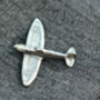 Pewter Spitfire Lapel Pin Badge, thumbnail 3 of 4