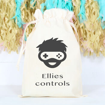 Personalised Gamer Controller Gaming Accessory Bag, 2 of 3
