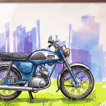 Motorbike Print Gift, 5 of 7