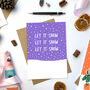 Let It Snow | Winter Christmas Card, thumbnail 1 of 3