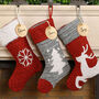 Personalised Chunky Knitted Christmas Stockings, thumbnail 4 of 8