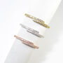 Double Band Stacking Rings, Gold Vermeil 925 Silver, thumbnail 8 of 8