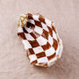 Hand Painted Brown Oyster Shell Trinket Dish, thumbnail 3 of 5