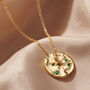 Real Birthstone Necklace Spinner Pendant, thumbnail 1 of 12