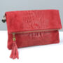 Personalised Leather Clutch Bag, thumbnail 10 of 12
