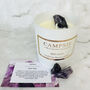 Amethyst | Deep Sleep | Rosemary And Lavender Candle, thumbnail 1 of 4