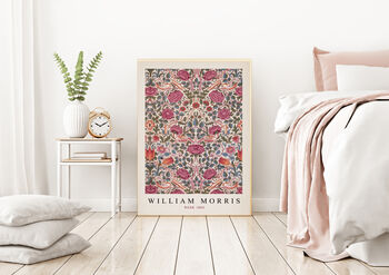 William Morris Pink Rose Art Print, 3 of 3