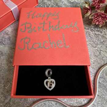 16th Birthday Charm Personalised Silver Gift For Her, 8 of 8