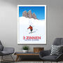 Three Zinnen Ski Resort Poster, thumbnail 5 of 6