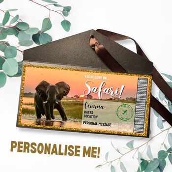 Personalised Safari Ticket, 2 of 4