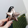 Initial Metallic Glass Star Bauble Hanging Decoration, thumbnail 2 of 8