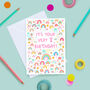 Girls 1st Birthday Card, Rainbow First Birthday Card, thumbnail 1 of 2