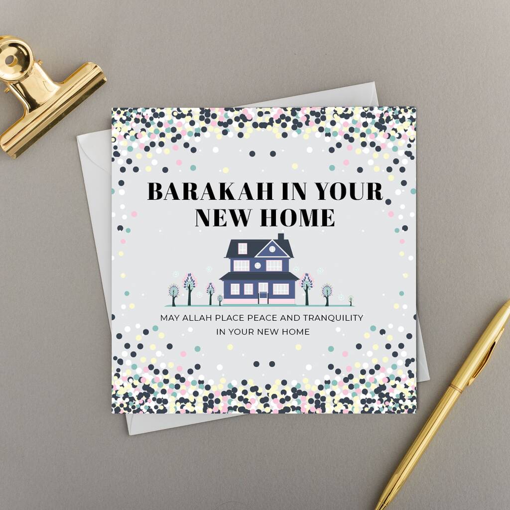 Barakah Blessings In Your New Home Card