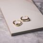 Indra Double Wave Ring Set | 18 K Gold Plated, thumbnail 8 of 9
