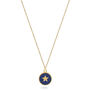 Small Star Enamel Necklace Gold Vermeil, thumbnail 3 of 7