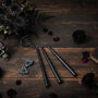 Halloween Bleeding Black Dinner Candles Set Of Four, thumbnail 3 of 10