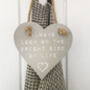 Ceramic Love Heart Hanging Sign, thumbnail 4 of 6