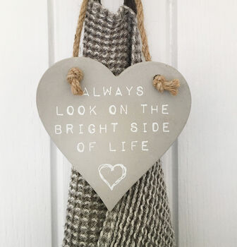 Ceramic Love Heart Hanging Sign, 4 of 6