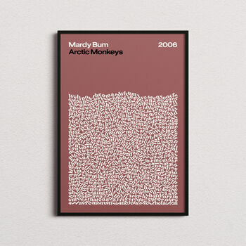 Arctic Monkeys Mardy Bum Lyrics Print, 5 of 9