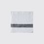 Charcoal Stripe Linen Napkin, thumbnail 2 of 3