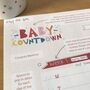 Baby Countdown Pregnancy Planner Wall Calendar, thumbnail 10 of 12