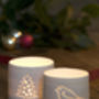 Porcelain Christmas Tree Tealight, thumbnail 6 of 6