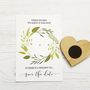 Heart Token Wooden Magnet Save The Date, thumbnail 6 of 8