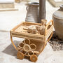 Wildflower Rattan Tea Cart – Pretend Play Trolley, thumbnail 2 of 5